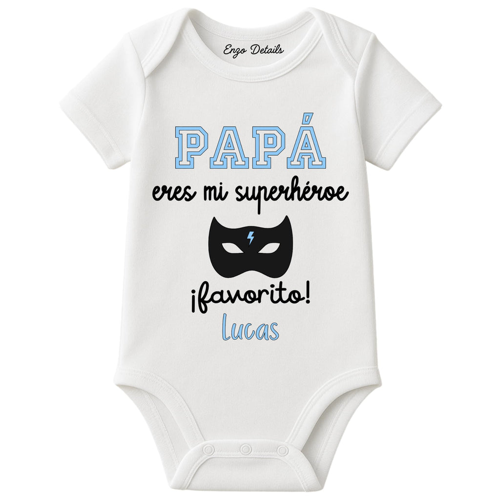 Body bebé Super-Papá personalizado