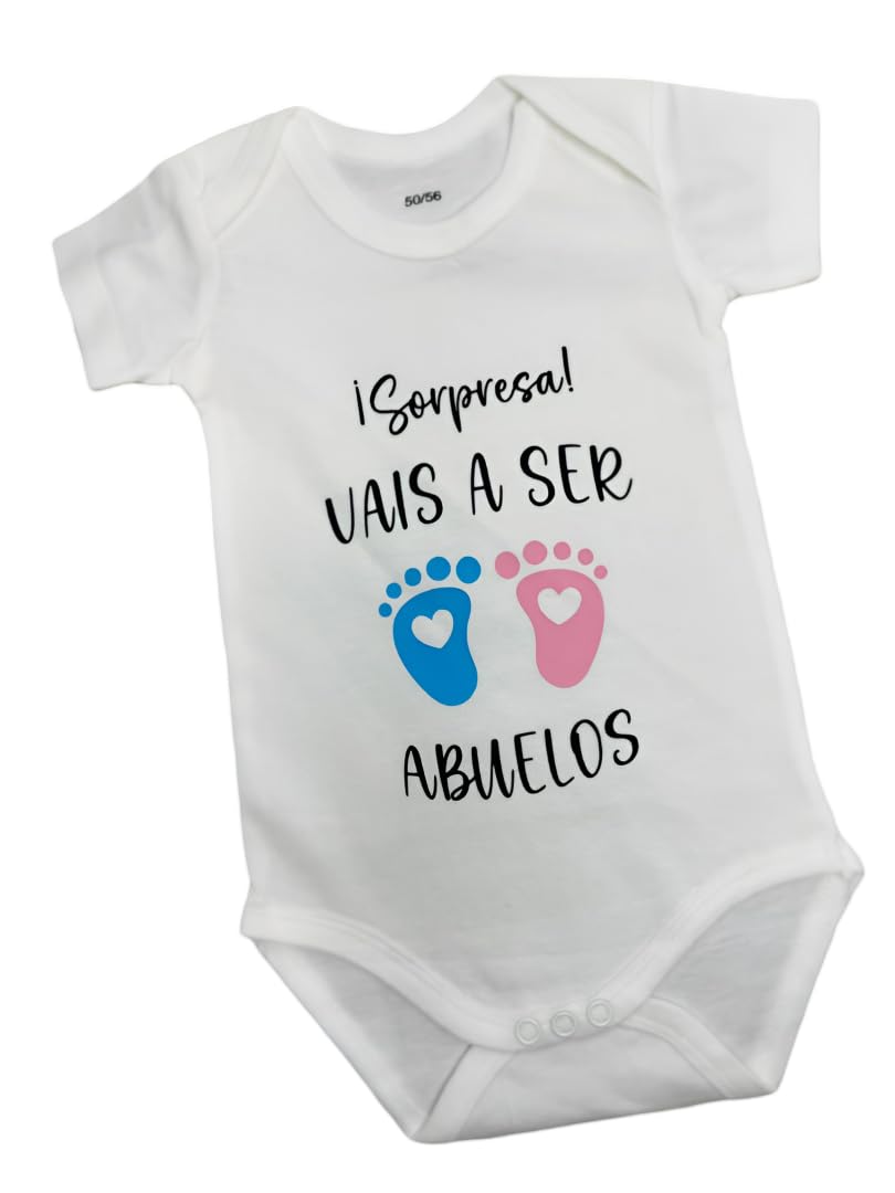 Body bebé personalizado Vais a ser abuelos