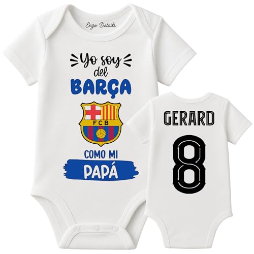 Body bebé Barcelona personalizado