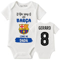 Body bebé Barcelona personalizado