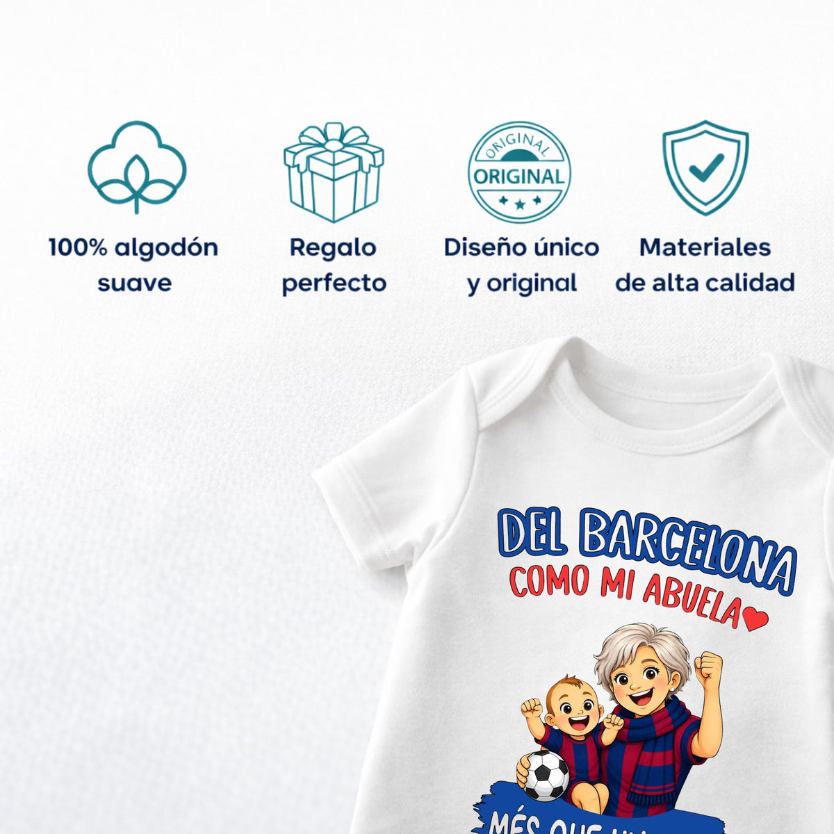 Body bebé Barcelona Abuela