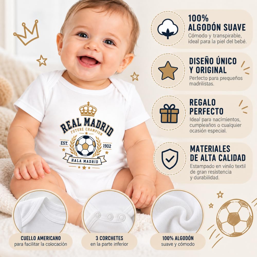 Body bebé Madrid Future Champion