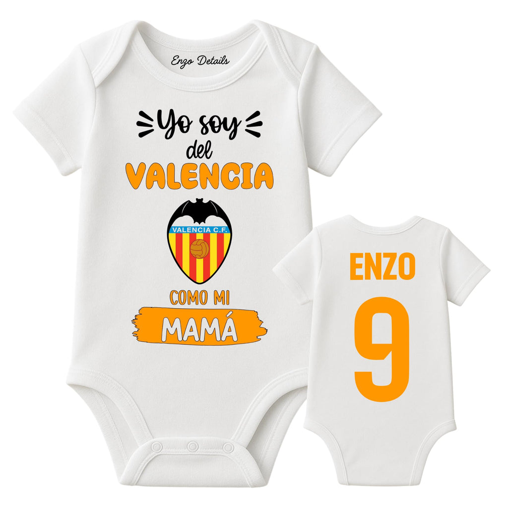 Body bebé Valencia personalizado