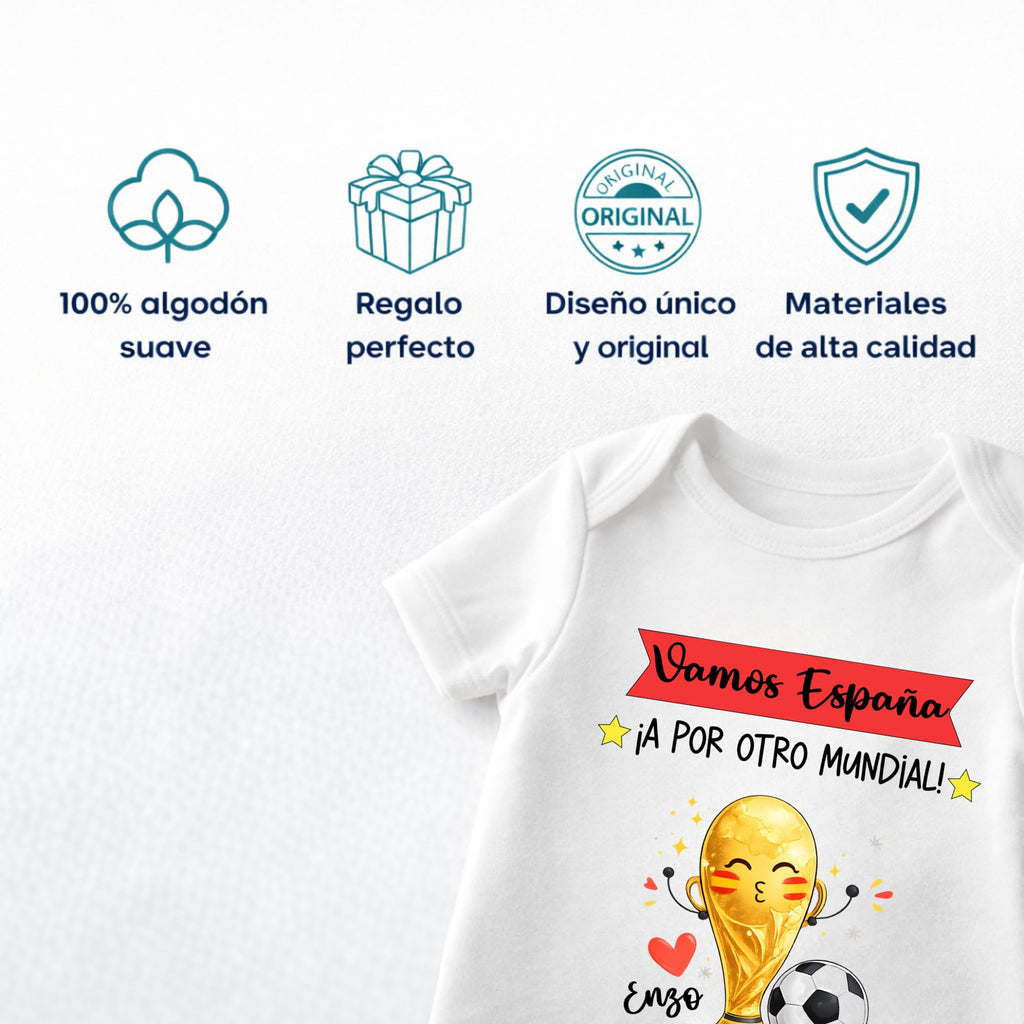 Body bebé España Mundial 2026