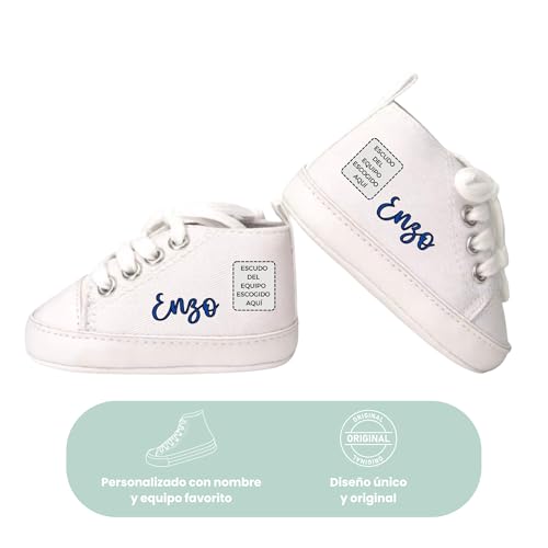 Zapatillas de bebé personalizadas de fútbol