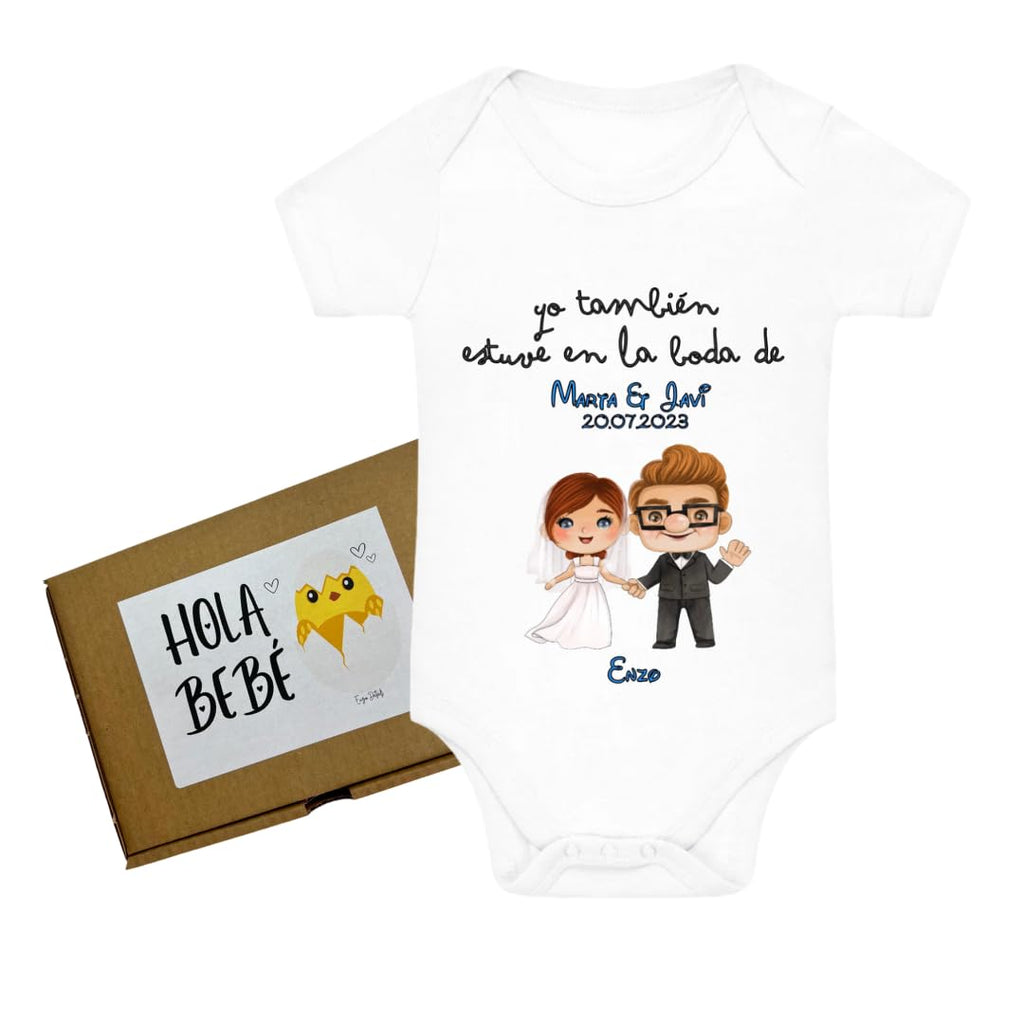 Body bebé personalizado Boda Disney