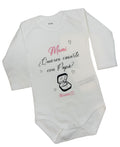 Body bebé personalizado Pedida de matrimonio