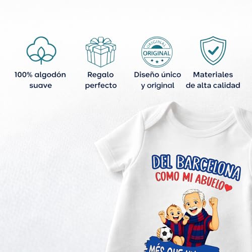 Body bebé Barcelona Abuelo