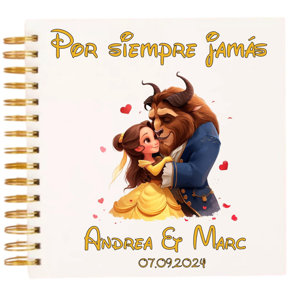 Libro de firmas personalizado Boda Disney