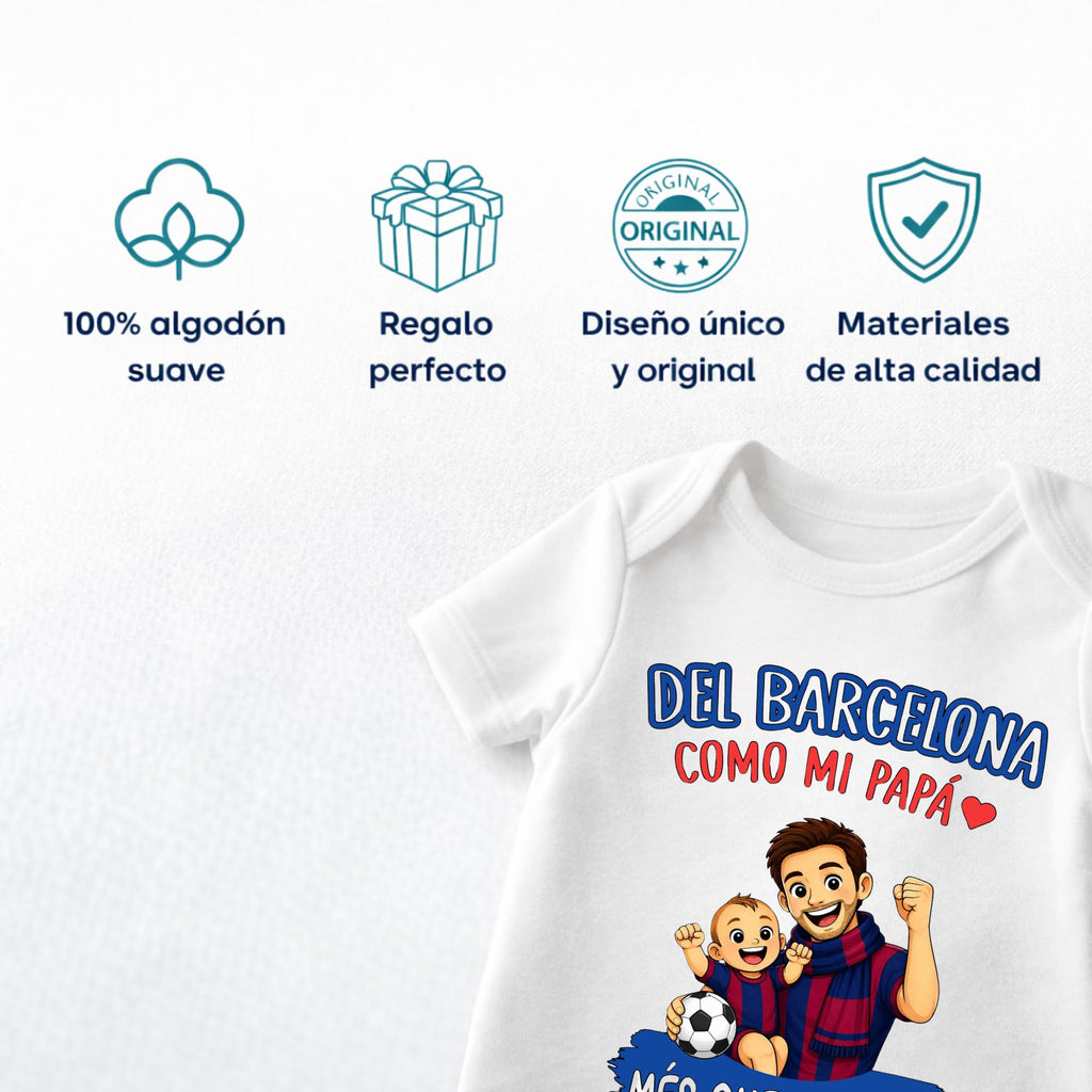 Body bebé Barcelona Papá