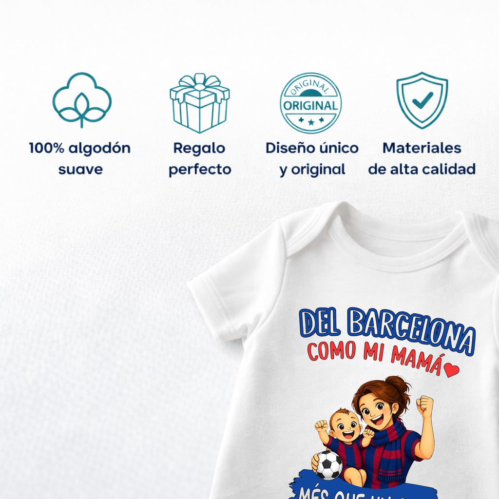 Body bebé Barcelona Mamá